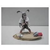Signed Native American Kachina Doll 8' x 7'