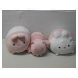 Three Miniso Soft Plushes New See Info