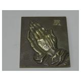 Vtg Albrecht Durer 'Praying Hands' Cast Brass See