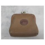 Dooney & Bourke Pebble Leather Coin Purse See