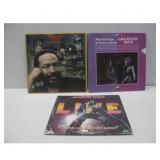 Three 1970's Marvin Gaye LP Vinyl Records Untested