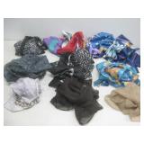 Nine Assorted Fashion Scarves