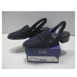 Stuart Weitzman Tracy Navy Grecian Stretch See