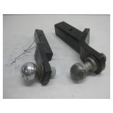 Two Trailer Receivers & Balls