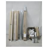 Asst. Aluminum Piping Elbows & Fluorescent Bulbs