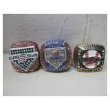 Three Baseball USSSA Tournament Metal Rings