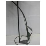 Pink Metal Flamingo Garden Statue 4'6'