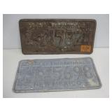 Pair Of Vtg New Mexico License Plates