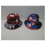 Two Sports Teams Bucket Hats Cardinals & Patriots