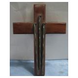 Hope Hand Crafted Wooden Cross W/3 Nails 14'