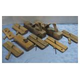 Box of 9 Miscellaneous Molding Planes