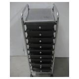Rolling 10-Drawer Organizer 13' x 38' x 15.5' See