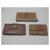 Dooney & Bourke / Fossil Leather Wallets - Brown