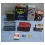 Assorted Vintage Advertisement Tins
