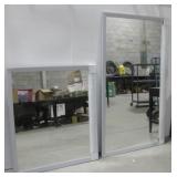 Two Large Wall Mirrors 69' x 40' & 45' x 40.5'