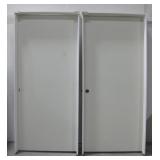 Two Door Frames & Doors 82' x 37' x 5' See Info