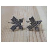VTG Navajo Sterling Silver Earrings See Info