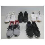 Five Pairs Of Tennis Shoes Adidas Nike Reebok See