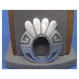 Sterling Silver Hopi Geometric Pin 11.1g See Info