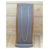 Sterling Silver Dainty Chain Necklace Hallmarked