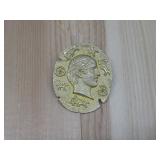 835 Vermeil Roman Greek Style Pin