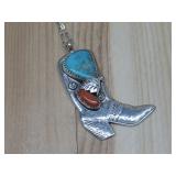 Navajo SterlingSilver Necklace See Info