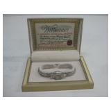 Vtg Wittnauer Watch W/Case See Info