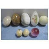 Stone Carved Eggs & More