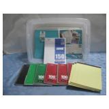 Tub W/New Notebooks & Tablets