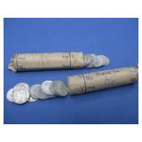 Two Rolls Of AG Dimes Franklin Roosevelt $5.00 Ea.
