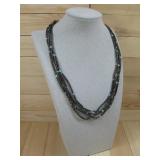 MultiStrand Heishi Sterling Silver Necklace Tested