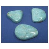 Number 8 Turquoise Large Water Web Cabochon See