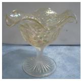 Imperial Grapes Yellow Carnival Glass