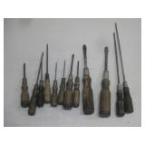 Lot of Stanley screwdrivers