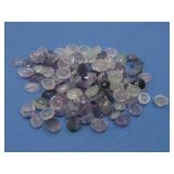 100 Fluorite Cabochons 8x10mm 303.7 Carats