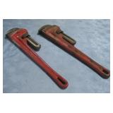 Two The Ridge Tool Co Wrenches 16' Each