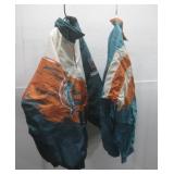 Two Vtg Miami Dolphin NFL Proline Jackets See Info