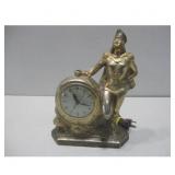 Vtg Electric United Starting Mantel Clock See