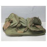Vtg Hartman Large Soft Side Carry On Duffel See