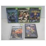 Four Xbox Video Games 1W/Genesis Game Untested