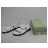 Easy Spirit Leather White Sandals Size 7.5