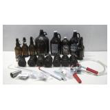 Assorted Micro Home Brew Supplies Growler See