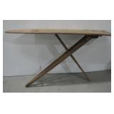 Antique Wood Ironing Board 50' x 54' x 13' See