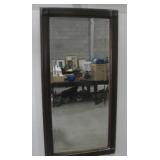 Antique Decorative Wood Framed Beveled Mirror See
