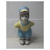 Handpainted Cement Dutch Boy Lawn Decor 20'