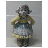 Handpainted Cement Dutch Girl Lawn Decor 20'