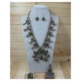 Luke W. Thomas Navajo Whole Squash Blossom Set See