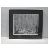John McPherson 'Aspen Grove' 1981 Framed Print
