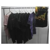 Various Band Screen Tees & Fleece Blanket See Info
