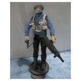 GI Joe Snake Eyes with weapons and knife